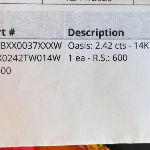 Size 6, 2.42 total cts Diamond Nexus white gold eternity band with original box - Picture 6 of 7